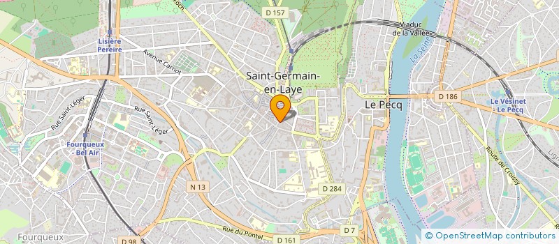 localisation de l'entreprise PRALAYA YOGA / DHARMA YOGA  SAINT-GERMAIN-EN-LAYE