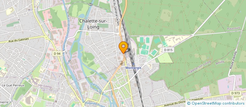 localisation de l'entreprise PRALINE à CHALETTE-SUR-LOING