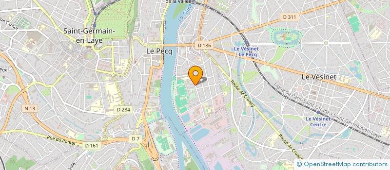 localisation de l'entreprise PRALINE  LE PECQ