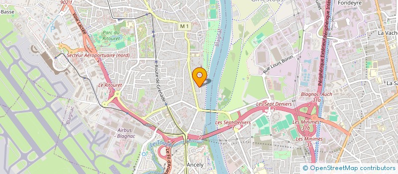 localisation de l'entreprise PRALINE CAPITAL  BLAGNAC