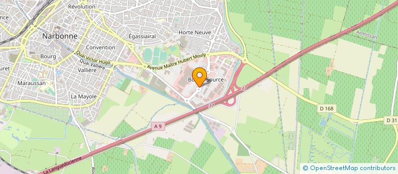 localisation de l'entreprise PRALINE ET DRAGEE à NARBONNE