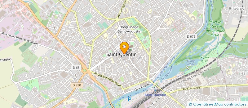 localisation de l'entreprise PRALINES & BALLOTINS à SAINT-QUENTIN