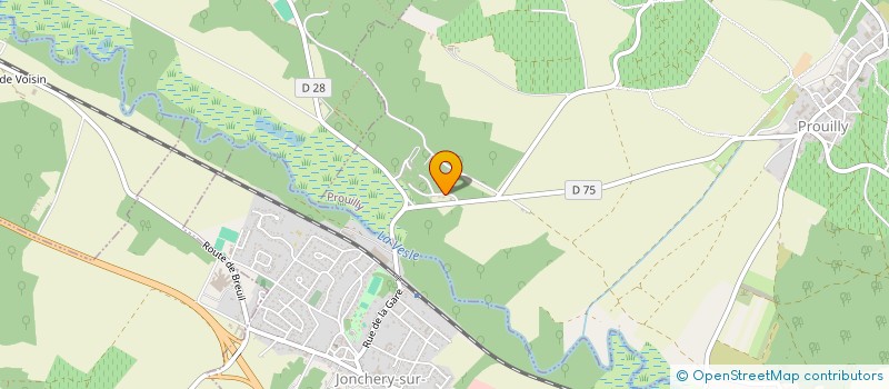 localisation de l'entreprise PRALINETTE  PROUILLY