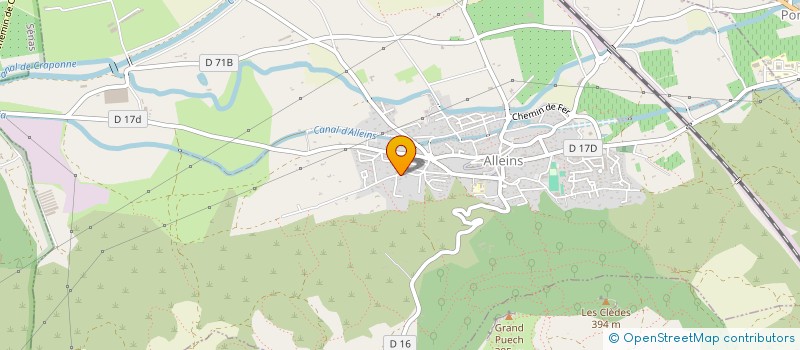 localisation de l'entreprise PRALIZZI CORP à ALLEINS