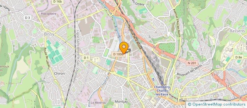 localisation de l'entreprise PRALOGNAN - DOMAINE DE MONTAGNE à CHAMBERY