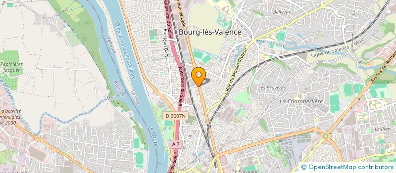 localisation de l'entreprise PRALY CARRERES  BOURG-LES-VALENCE