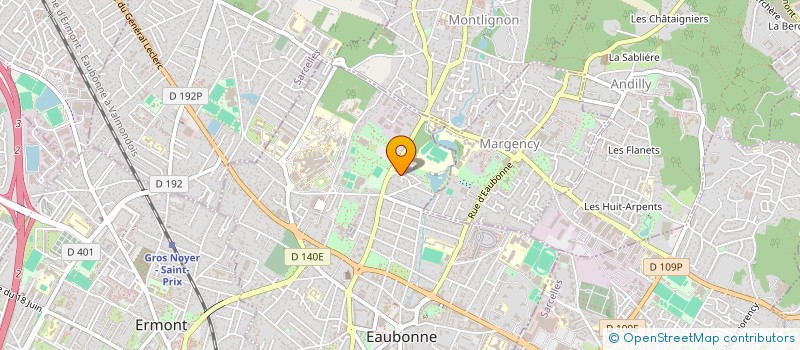 localisation de l'entreprise PRAM à EAUBONNE