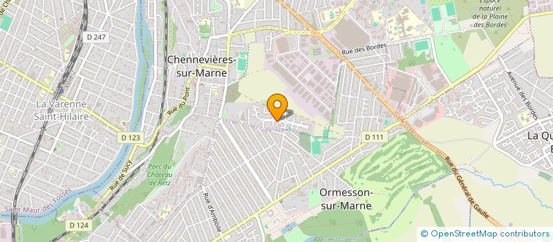 localisation de l'entreprise PRAM IMPORT à CHENNEVIERES-SUR-MARNE