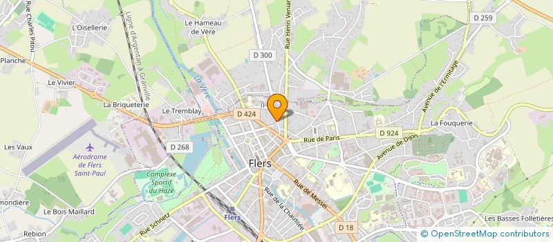 localisation de l'entreprise PRAM'S à FLERS