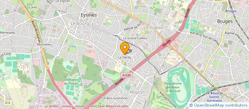 localisation de l'entreprise PRAMA  EYSINES