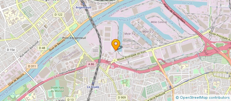 localisation de l'entreprise PRAMER  GENNEVILLIERS