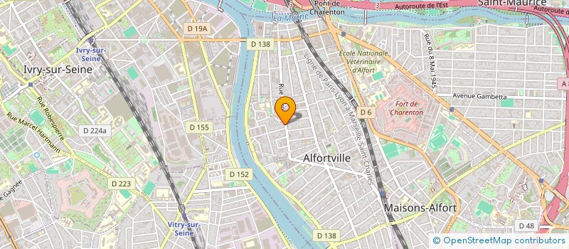 localisation de l'entreprise PRAMI BAT  ALFORTVILLE