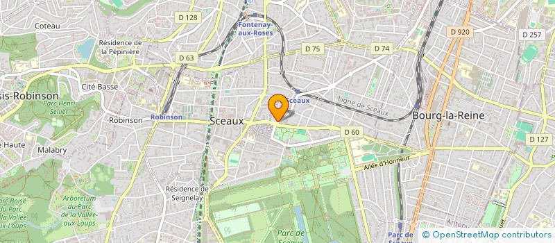 localisation de l'entreprise PRAMM  SCEAUX