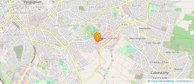 localisation de l'entreprise PRAMS à CABESTANY