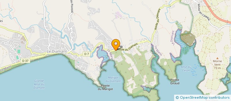 localisation de l'entreprise PRANA  DIAMANT