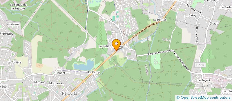 localisation de l'entreprise PRANA  CANEJAN