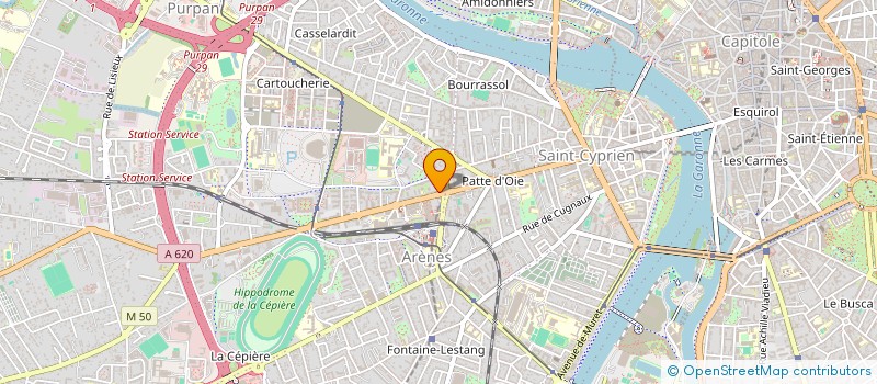 localisation de l'entreprise PRANA DHARMA  TOULOUSE