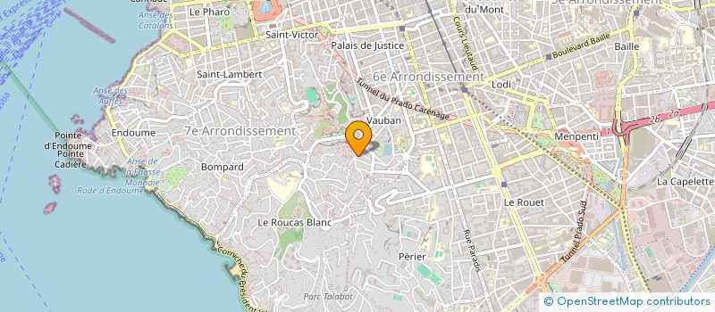 localisation de l'entreprise PRANA I à MARSEILLE