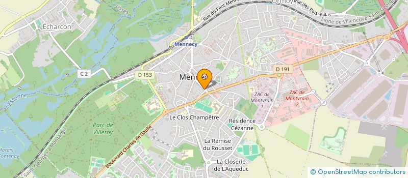 localisation de l'entreprise PRANA SHAKTI à MENNECY