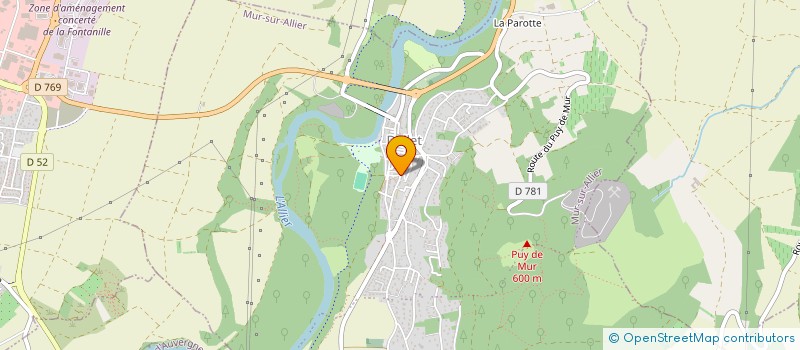 localisation de l'entreprise PRANA YOGA DES VOLCANS  MUR-SUR-ALLIER