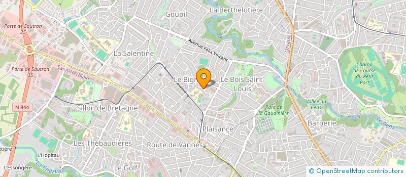 localisation de l'entreprise PRANAE à NANTES