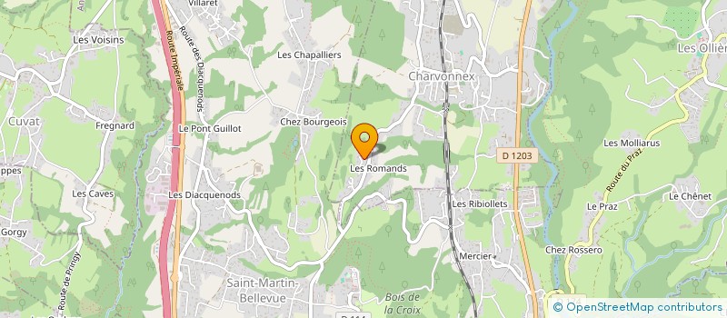 localisation de l'entreprise PRANAMOVE  CHARVONNEX