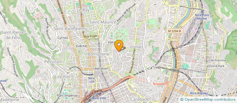 localisation de l'entreprise PRANAVA  NICE