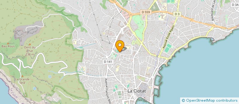 localisation de l'entreprise PRANAYAMA  LA CIOTAT