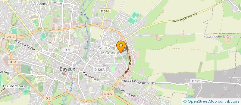 localisation de l'entreprise PRANAYOGA  SAINT-VIGOR-LE-GRAND