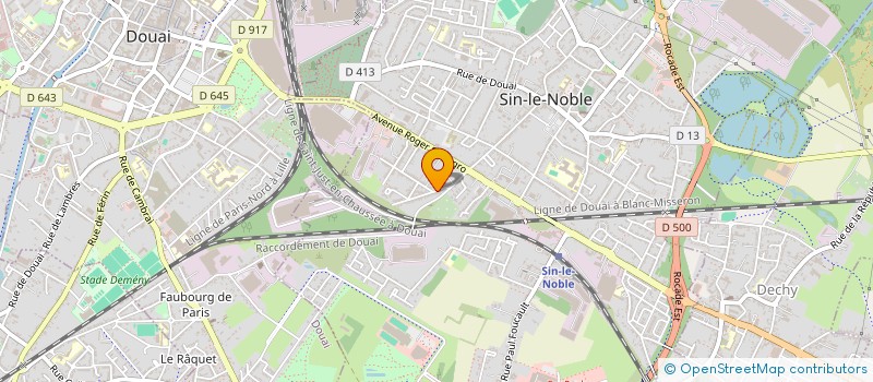 localisation de l'entreprise PRANEL  SIN-LE-NOBLE