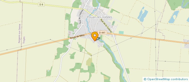 localisation de l'entreprise PRANOT  POUAN-LES-VALLEES