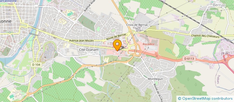 localisation de l'entreprise PRAO à CARCASSONNE