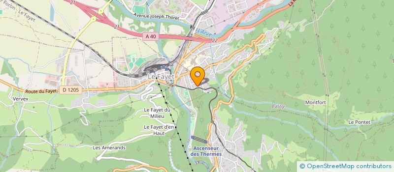 localisation de l'entreprise PRARION  SAINT-GERVAIS-LES-BAINS