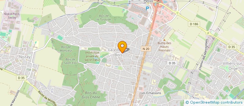 localisation de l'entreprise PRASLIN83 à LA VILLE-DU-BOIS