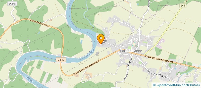 localisation de l'entreprise PRAT  PORT-DE-LANNE