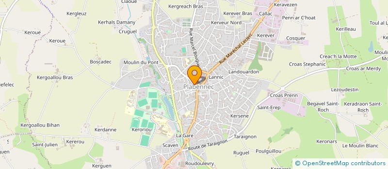 localisation de l'entreprise PRAT AR ZARP  BOURG-BLANC