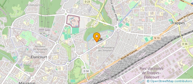 localisation de l'entreprise PRAT ARNAUD INT.  ELANCOURT