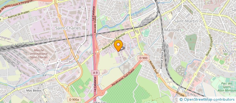 localisation de l'entreprise PRAT CLIMATISATION  PERPIGNAN