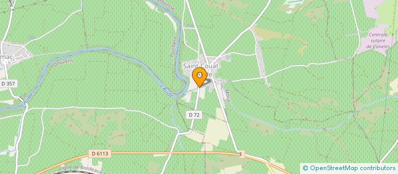 localisation de l'entreprise PRAT DE BEST à SAINT-COUAT-D'AUDE
