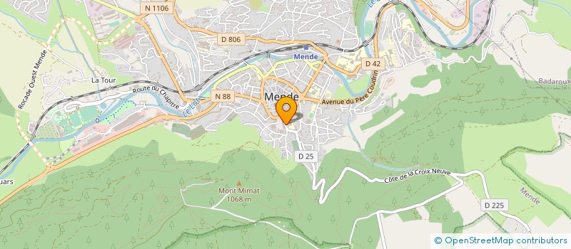 localisation de l'entreprise PRAT DEL MOULY  BARJAC