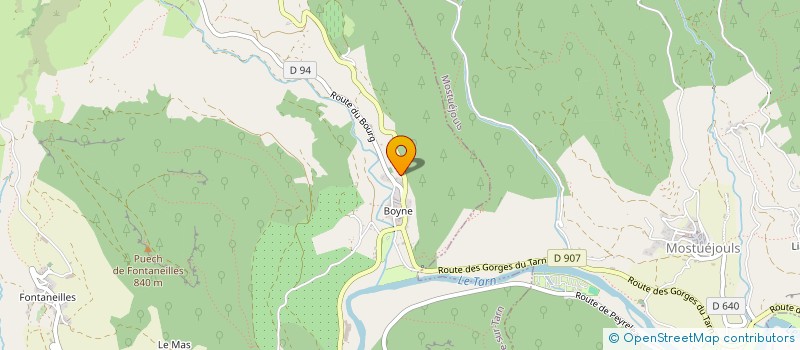 localisation de l'entreprise PRAT ENERGIE  RIVIERE-SUR-TARN