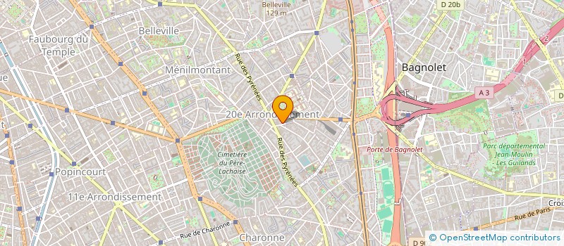 localisation de l'entreprise PRAT FRANCOIS  PARIS