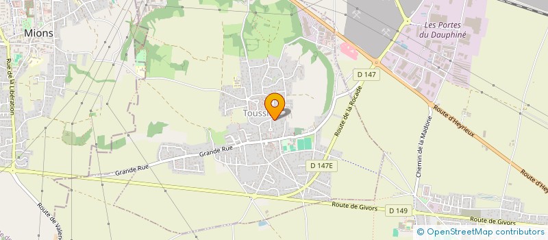 localisation de l'entreprise PRAT INVEST  TOUSSIEU