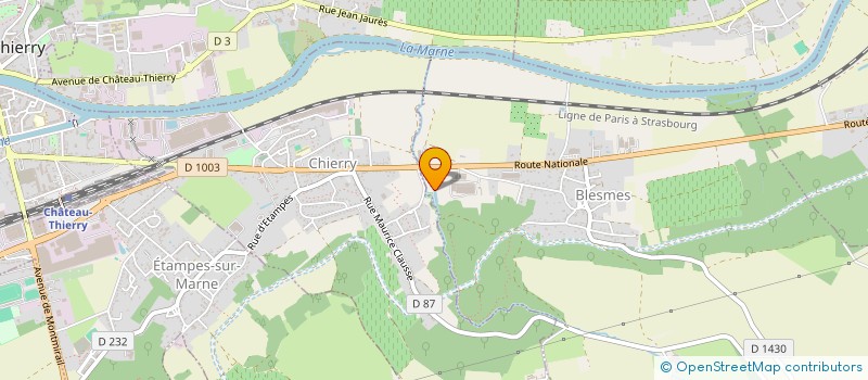 localisation de l'entreprise PRAT PAYSAGES à BLESMES