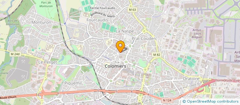 localisation de l'entreprise PRAT - PHARMACIE à COLOMIERS
