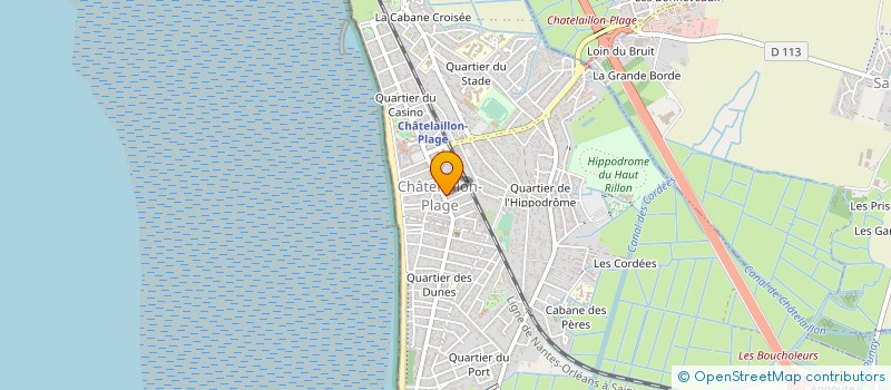 localisation de l'entreprise PRATA BRUNO DESIGN à CHATELAILLON-PLAGE