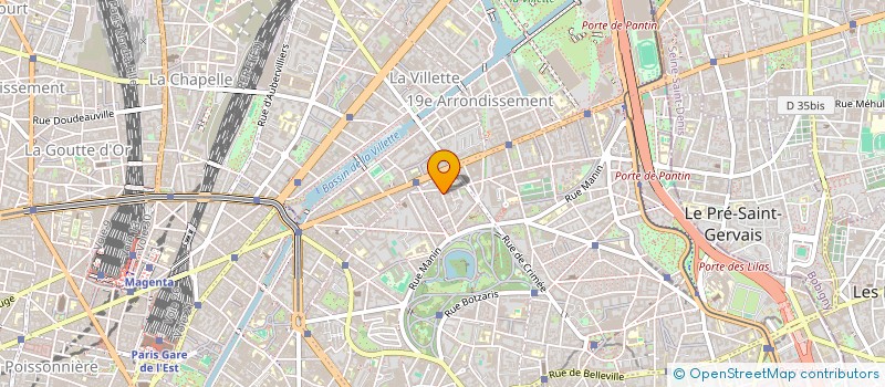 localisation de l'entreprise PRATALARD INVEST  PARIS