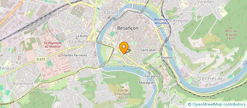 localisation de l'entreprise PRATAO ASS PROMOT APPLIC TECHN à BESANCON