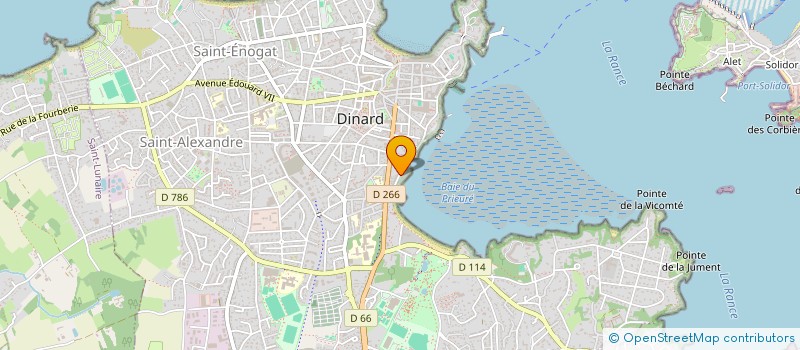 localisation de l'entreprise PRATEAUX DU PARVIS  DINARD