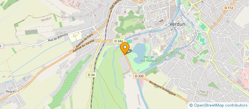 localisation de l'entreprise PRATEL à VERDUN
